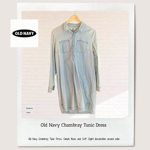 Old Navy Chambray Tunic / Shirt Dress